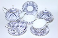 Tea Set pic. Cobalt Net 6/14, Form Dome